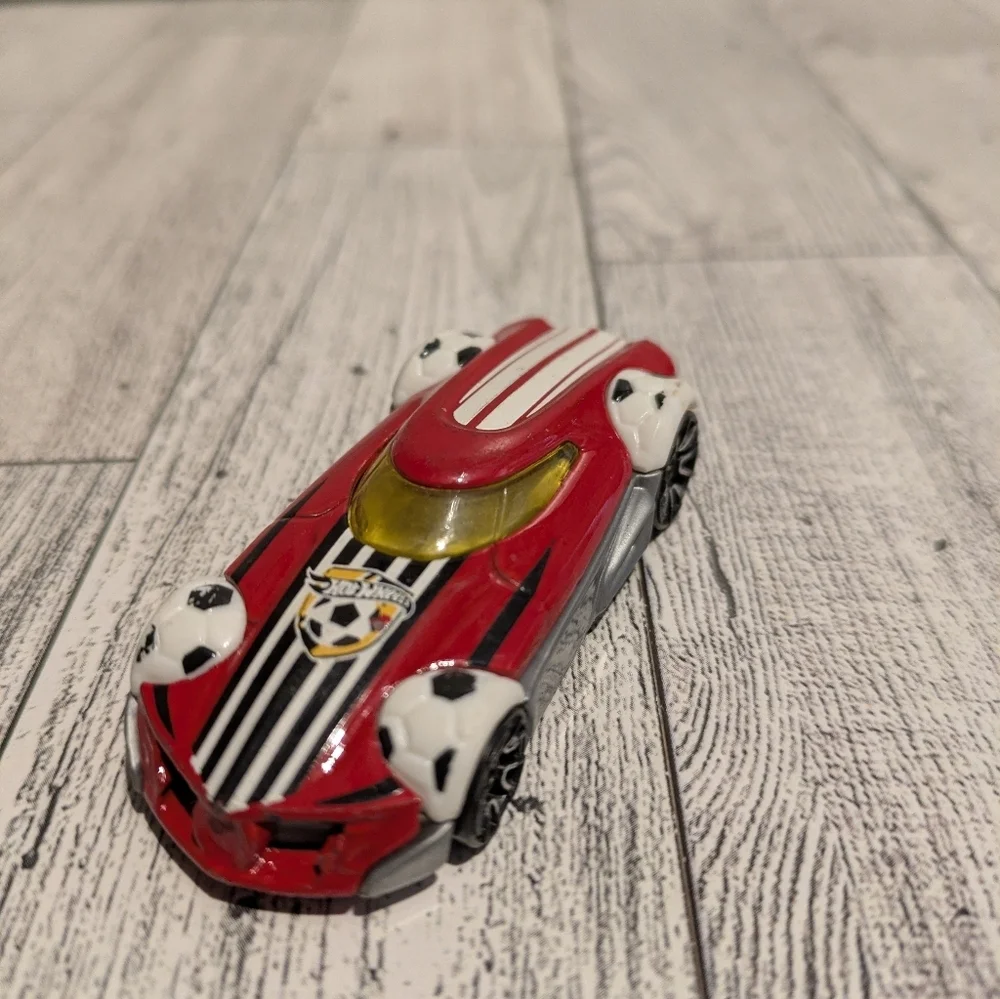 Hot Wheels bright red